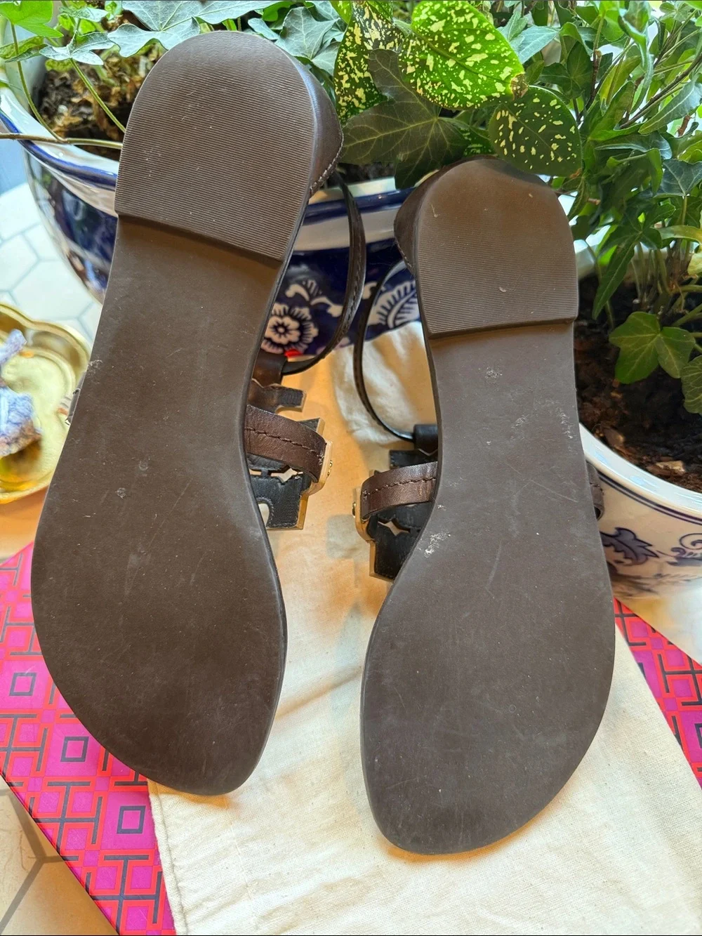 🌴🥥⭐️ Tory Burch Phoebe Flat Sandal